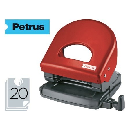 TALADRADOR PETRUS 62 COLOR -ROJO -CAPACIDAD 20 HOJAS