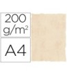 PAPEL PERGAMINO DIN A4 200 GR COLOR MARMOL BEIGE PAQUETE DE 25 HOJAS