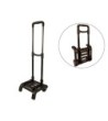CARRO PORTAMOCHILAS LIDERPAPEL PLEGABLE NEGRO 860X280X260 MM