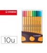 ROTULADOR STABILO PUNTA DE FIBRA POINT 88 COLOR PARADE ANTRACITA/NA...