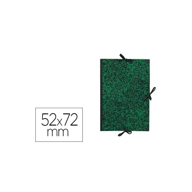 CARPETA DIBUJO CANSON CLASSIC 52X72 CM CON LAZOS MARMOL VERDE