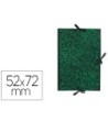 CARPETA DIBUJO CANSON CLASSIC 52X72 CM CON LAZOS MARMOL VERDE