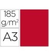 CARTULINA GUARRO DIN A3 ROJO 185 GR PAQUETE 50 H
