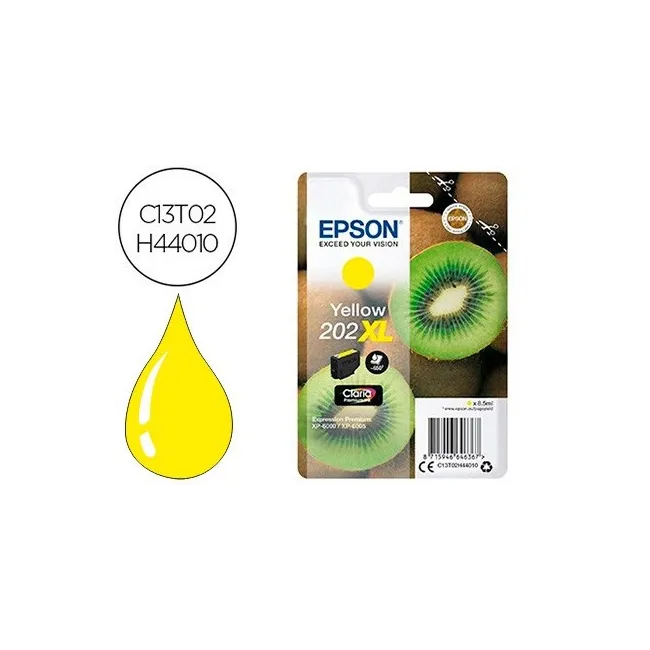 INK-JET EPSON 202 XL XP-6000 / XP-6005 / XP-6100 / XP-6105 AMARILLO...
