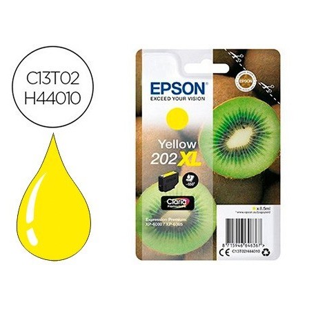INK-JET EPSON 202 XL XP-6000 / XP-6005 / XP-6100 / XP-6105 AMARILLO...