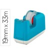 PORTARROLLO SOBREMESA LEITZ COSY PLASTICO PARA CINTAS 33 MT COLOR AZUL