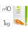 GOMILLAS ELASTICAS Q-CONNECT 1000 GR NUMERO 10 100 X 2 MM