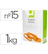 GOMILLAS ELASTICAS Q-CONNECT 1000 GR NUMERO 15 150 X 2 MM
