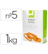 GOMILLAS ELASTICAS Q-CONNECT 1000 GR NUMERO 5 50 X 2 MM