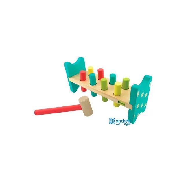 JUEGO ANDREUTOYS BANCO PICA COLORES 8 BARRAS 28,6X8X12,2 CM