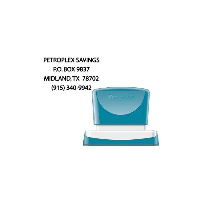 SELLO X-STAMPER QUIX PERSONALIZABLE COLOR NEGRO MEDIDAS 36X61 MM Q-16