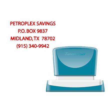 SELLO X-STAMPER QUIX PERSONALIZABLE COLOR ROJO MEDIDAS 36X61 MM Q-16