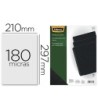 TAPA DE ENCUADERNACION FELLOWES DIN A4 PVC OPACO NEGRO 180 MICRAS P...