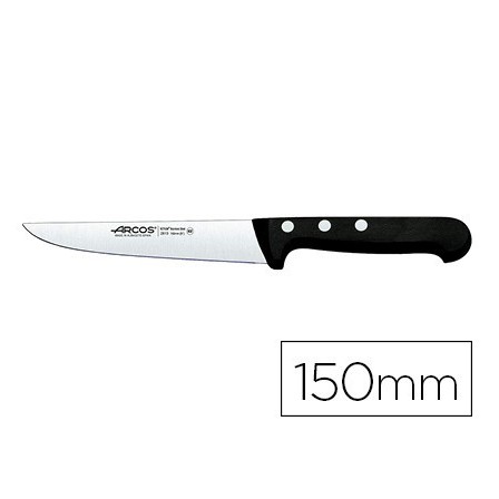 CUCHILLO COCINA ARCOS UNIVERSAL HOJA DE ACERO INOXIDABLE 150 MM