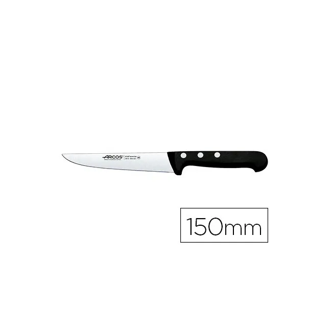 CUCHILLO COCINA ARCOS UNIVERSAL HOJA DE ACERO INOXIDABLE 150 MM