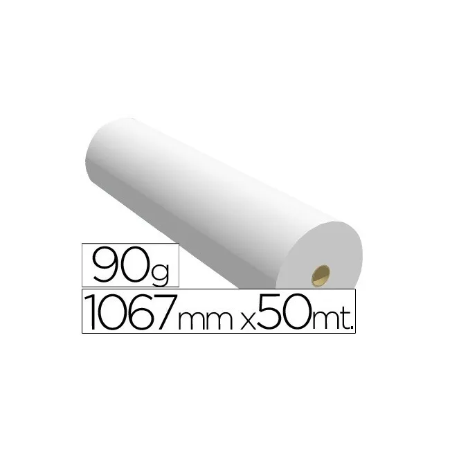 PAPEL REPROGRAFIA PARA PLOTTER NAVIGATOR 1067MMX50MT 90GR IMPRESION...