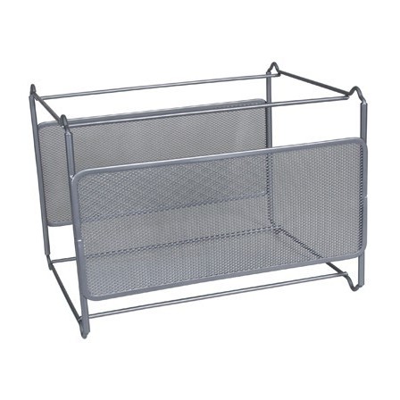 SOPORTE PARA CARPETAS COLGANTE Q-CONNECT KF00832 REJILLA PLATA META...