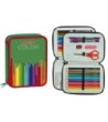 PLUMIER ESCOLAR ALPINO COLOR PEQUEÑO DOBLE CREMALLERA