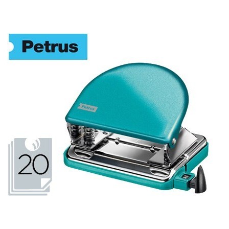 TALADRADOR PETRUS 52 WOW TURQUESA METALIZADO CAPACIDAD 20 HOJAS EN ...