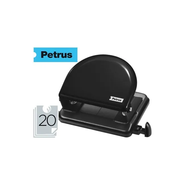 TALADRADOR PETRUS 52 NEGRO -CAPACIDAD 20 HOJAS
