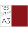 CARTULINA GUARRO DIN A3 GRANATE 185 GR PAQUETE 50 H