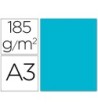 CARTULINA GUARRO DIN A3 AZUL TURQUESA 185 GR PAQUETE 50 H