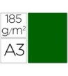 CARTULINA GUARRO DIN A3 VERDE BILLAR 185 GR PAQUETE 50 H