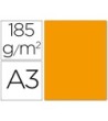 CARTULINA GUARRO DIN A3 MANDARINA185 GR PAQUETE 50 H
