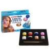 MAQUILLAJE LIQUIDO SET DE 8 COLORES SURTIDOS MAS PINCEL