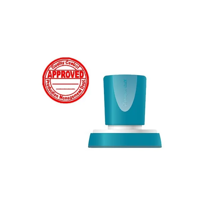 SELLO X-STAMPER QUIX PERSONALIZABLE COLOR ROJO REDONDO DIAMETRO 38 ...