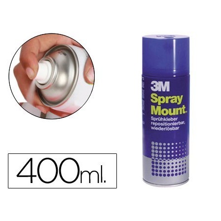 PEGAMENTO SCOTCH SPRAY MOUNT 400 ML -ADHESIVO REPOSICIONABLE
