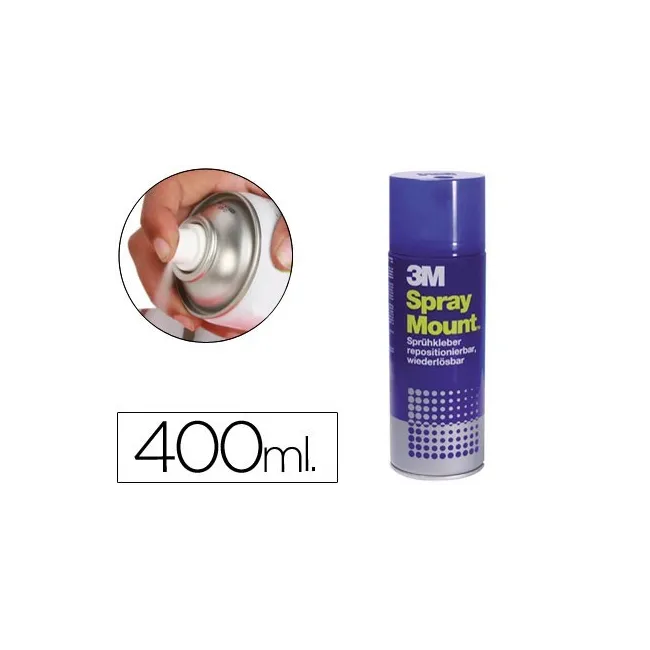 PEGAMENTO SCOTCH SPRAY MOUNT 400 ML -ADHESIVO REPOSICIONABLE