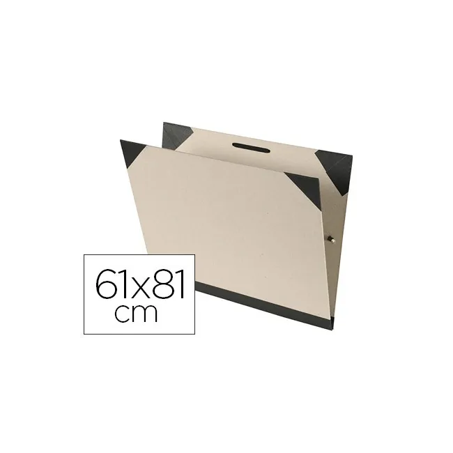 CARPETA DIBUJO CANSON BRUT 61X81 CM CON GOMAS COLOR KRAFTCLARO