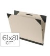 CARPETA DIBUJO CANSON BRUT 61X81 CM CON GOMAS COLOR KRAFTCLARO