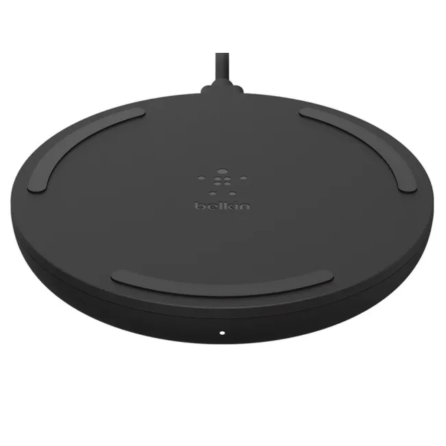 BASE DE CARGA INALAMBRICA BELKIN WIA001VFBK BOOST CHARGE 10W + CARG...