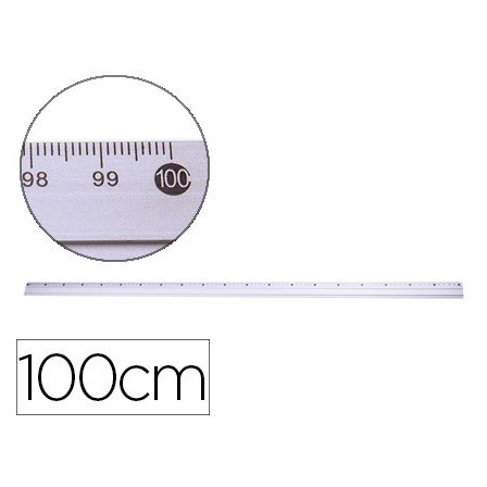 REGLA METALICA Q-CONNECT ALUMINIO 1 M