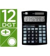 CALCULADORA LIDERPAPEL SOBREMESA XF29 12 DIGITOS SOLAR Y PILAS COLO...