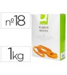 BANDAS ELASTICAS Q-CONNECT 1000 GR 180 X 16 MM NUMERO 18