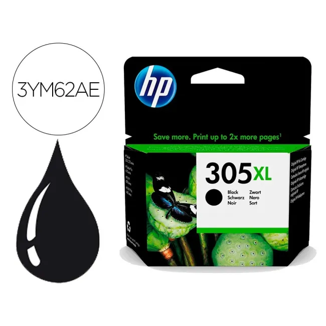 INK-JET HP 305XL DESKJET 1210 / 1212 / 1255 / 2732 / 2752 / 4155 / ...
