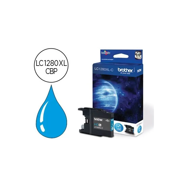 INK-JET BROTHER LC-1280XLCBP CIAN -1,200PAG- MFC-J6510DW MFC-J6710D...