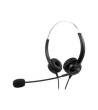 AURICULAR MEDIARANGE BIAURAL DIADEMA CON MICROFONO CABLE 2 MT