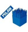 BOLIGRAFO MILAN P1 RETRACTIL 1 MM TOUCH MINI AZUL EXPOSITOR DE 40 U...