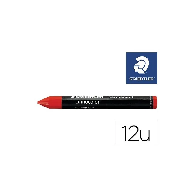 MINAS STAEDTLER PARA MARCAR ROJO LUMOCOLOR PERMANENTE OMNIGRAPH 236...