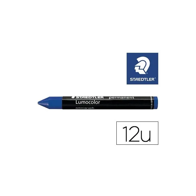 MINAS STAEDTLER PARA MARCAR AZUL LUMOCOLOR PERMANENTE OMNIGRAPH 236...