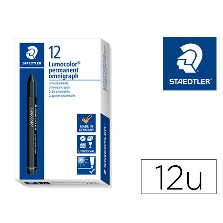 MINAS STAEDTLER PARA MARCAR NEGRO LUMOCOLOR PERMANENTE OMNIGRAPH 23...