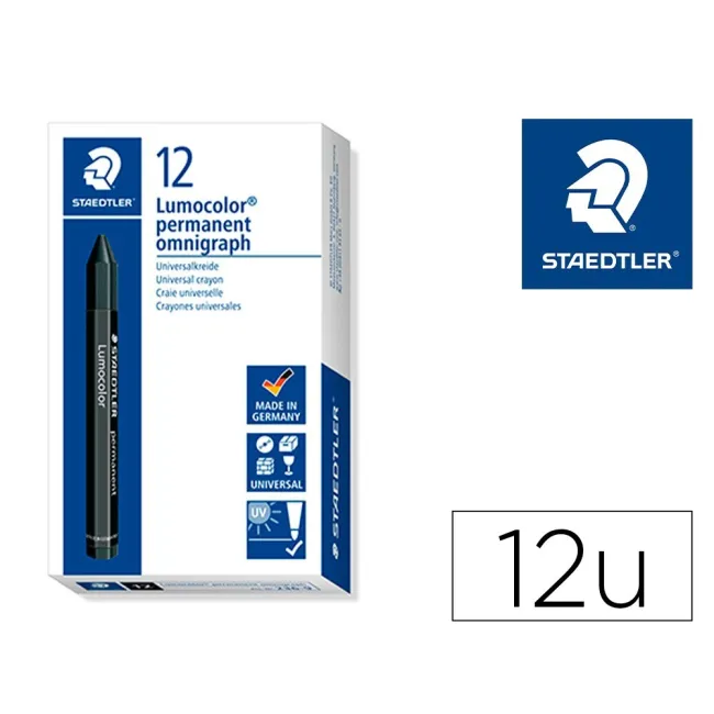 MINAS STAEDTLER PARA MARCAR NEGRO LUMOCOLOR PERMANENTE OMNIGRAPH 23...
