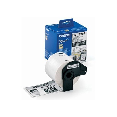ETIQUETA ADHESIVA BROTHER DK11202 -TAMAÑO 62X100 MM PARA IMPRESORAS...