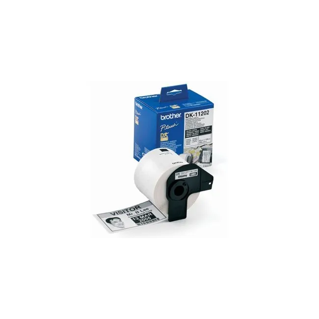 ETIQUETA ADHESIVA BROTHER DK11202 -TAMAÑO 62X100 MM PARA IMPRESORAS...