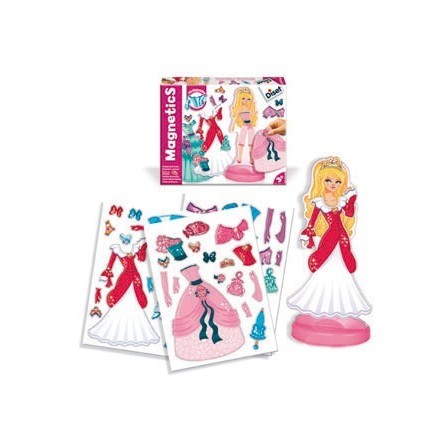 JUEGO DISET MAGNETICO VESTIDOS DE PRINCESAS