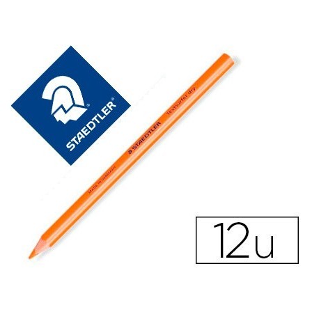 LAPICES FLUORESCENTE STAEDTLER TRIANGULAR TOP STAR NARANJA CAJA DE ...